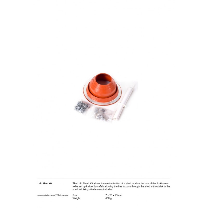 Shed Kit for Loki Stove fact sheet