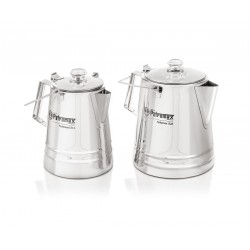 Stainless Steel Percolator | two sizes 2.1 or 4.2 litre