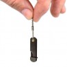 Micro EDC Keychain Mini Ceramic Folding Razor Blade Closed
