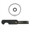 Micro EDC Keychain Mini Ceramic Folding Razor Blade