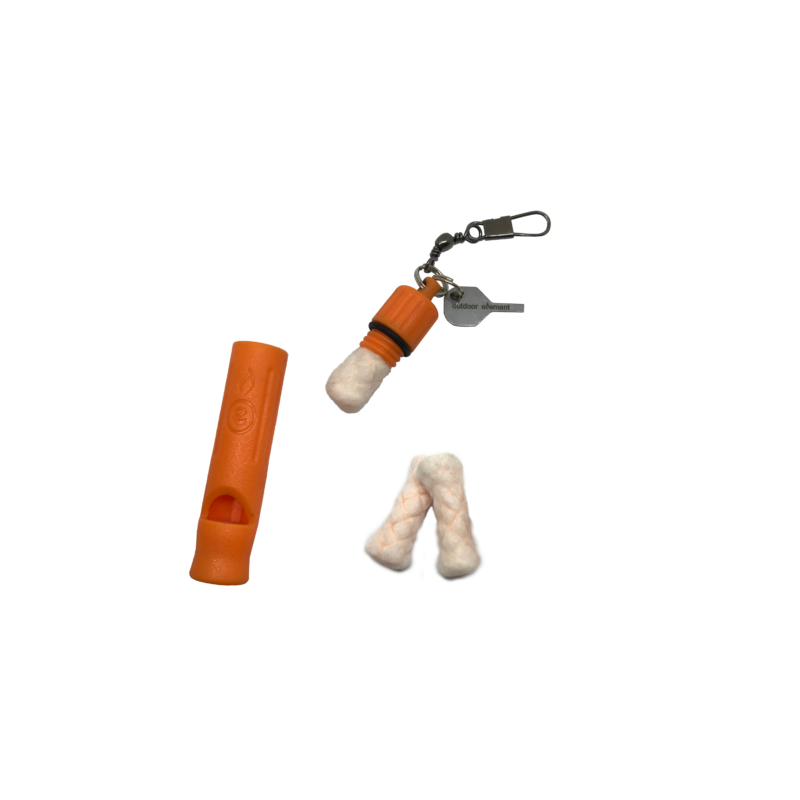 Outdoor Element Wombat Whistle Orange Open