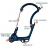 firebiner by outdoor element features multi tool