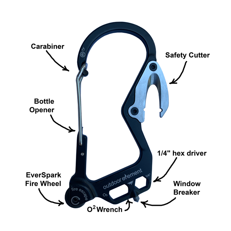 outdoor element fire escape features