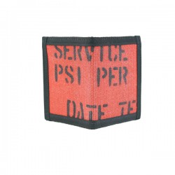 Recycled Firefighter - Captain | Red & Black with writing