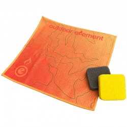 Outdoor Element Camp Kitchen Cleaning Set with sponges