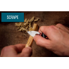 wazoo spark necklace scraping wood tinder