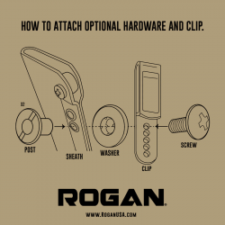 Rogan Kydex Sheath Clip Install