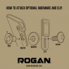 Rogan Kydex Sheath Clip Install