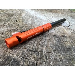 Outdoor element fire flute alternate view