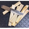 ROGAN RECON knife splitting wood