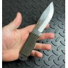 ROGAN RECON knife coyote wrap in open hand