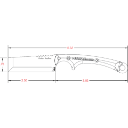 outdoor element flicker feather line drawing