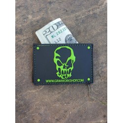 Grim Workshop - Skull Stash Morale Patch with hidden pocket and cash