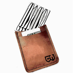 Grim Workshop - Tweezer Kit First Aid Card detail in wallet