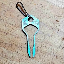 Tweezkey high carbon steel for unmatched durability and utility tool