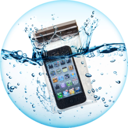 aloksak phone in water