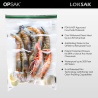 loksak OPSAK bag waterproof odor barrier bag with smelly seafood